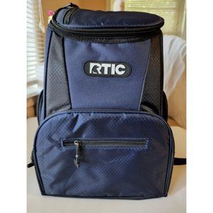 Backpack Cooler by RTIC, Navy and Black, Heavy Duty Polyester